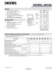 Kbp G Datasheet Pdf Diodes Aipcba