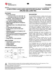 Tpa D Yzkr Datasheet Pdf Ti Aipcba