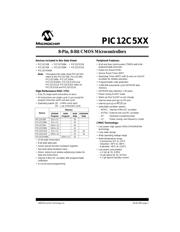 PIC12C508T 04E SM Datasheet PDF Microchip AiPCBA