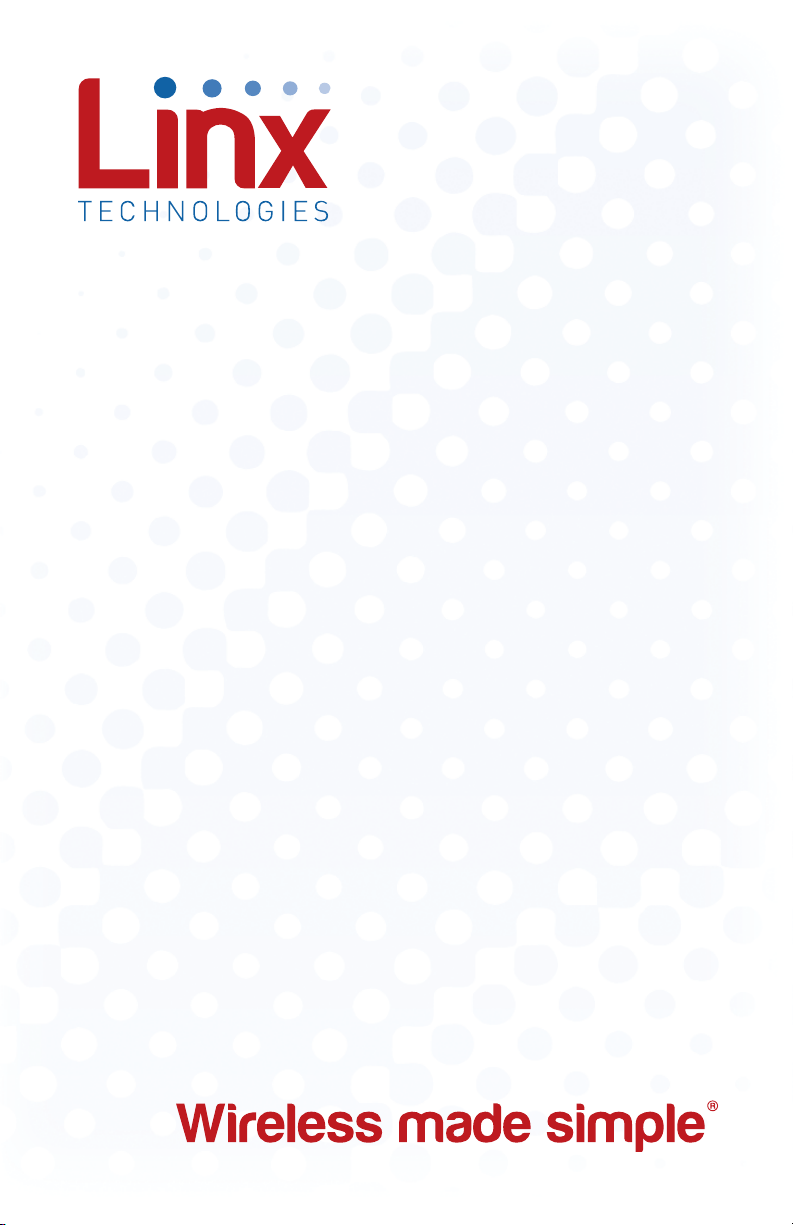 OTX-433-HH-KF2-MS User Reference Manual Guide Linx Technologies | 1/9 ...