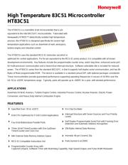 HT83C51DC 数据规格书 1