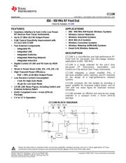 CC1190 datasheet.datasheet_page 1