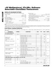 MXL1543B 数据规格书 2