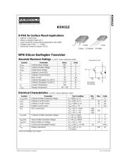 KSH112TM 数据规格书 1
