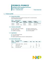 PUMH13,115 datasheet.datasheet_page 1