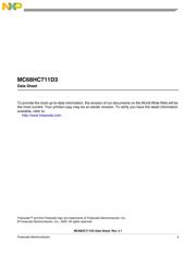 MC68HC11D0CFBE3 数据规格书 3