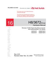 HD64F3672FPI datasheet.datasheet_page 1