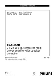 TDA1557 datasheet.datasheet_page 1