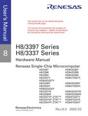 HD64F3334YCP16 数据规格书 5