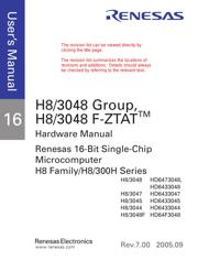 HD64F3048FI16V 数据规格书 3
