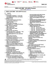 OMAPL138BZWT4 datasheet.datasheet_page 1