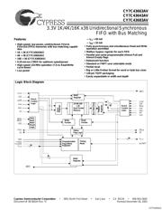 CY7C43683AV-15AC datasheet.datasheet_page 1