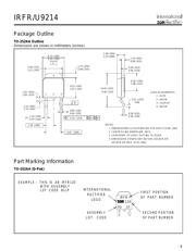 IRFR9214PBF 数据规格书 3