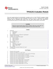 TPS61251EVM-517 数据规格书 1