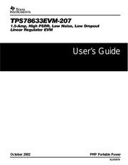 TPS78633KTTR datasheet.datasheet_page 1