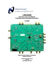 LMK02000EVAL-1 数据规格书 1