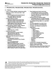 TMS320C6722BRFP200 datasheet.datasheet_page 1