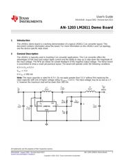 LM2611EVAL 数据规格书 1