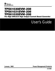 TPS61031EVM-208 datasheet.datasheet_page 1