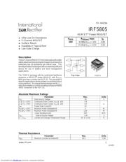 IRF5805 datasheet.datasheet_page 1