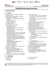 MSP430BT5190IZQWT 数据规格书 1