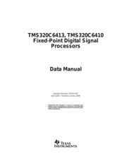 TMS320C6410ZTS400 datasheet.datasheet_page 1