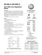 MC100EL12DTR2G datasheet.datasheet_page 1