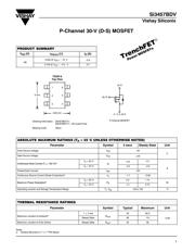 SI3457BDV-T1-E3 数据规格书 1