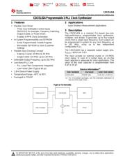 CDCEL824 datasheet.datasheet_page 1