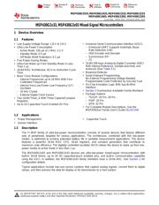 MSP430G2403IPW20R datasheet.datasheet_page 1