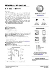 MC100EL33DTR2G 数据规格书 1