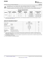 OPA2188AIDGKT 数据规格书 2