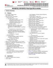 MSP430F5524IZQER datasheet.datasheet_page 1