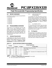 PIC18F1320T-I/SS 数据规格书 1