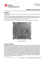 LMH6882EVAL/NOPB datasheet.datasheet_page 1