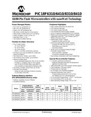 PIC18LF8310-I/PTQTP 数据规格书 3