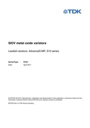 S10K275E2K1 数据规格书 1