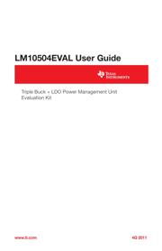 LM10504EVAL/NOPB 数据规格书 1