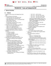 TMS320C6742BZWTA2 datasheet.datasheet_page 1