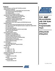 ATTINY2313A-SUR 数据规格书 1