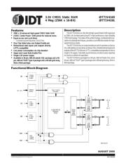 IDT71V416S10PHI 数据规格书 1