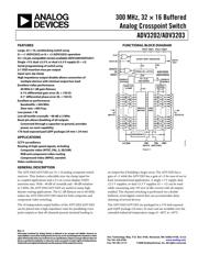 ADV3203-EVALZ 数据规格书 1