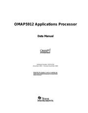 OMAP5912ZZG datasheet.datasheet_page 1