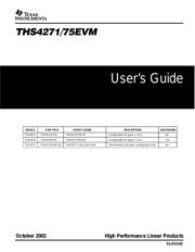 THS4271EVM 数据规格书 1