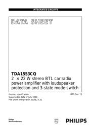 TDA1553 datasheet.datasheet_page 1