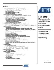 ATMEGA169PA-AU 数据规格书 1