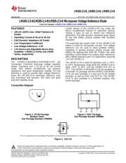 LM385BZ-2.5/NOPB 数据规格书 1