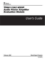 TPA6112A2EVM 数据规格书 1