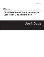 TPS40009EVM-001 datasheet.datasheet_page 1