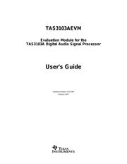 TAS3103ADBT 数据规格书 1